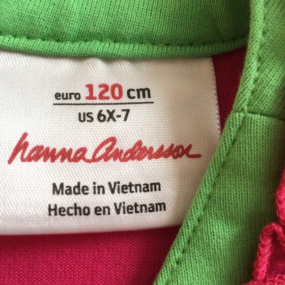 Hannah Andersson shift dress w/monogram A. Cute! - Picture 4 of 4